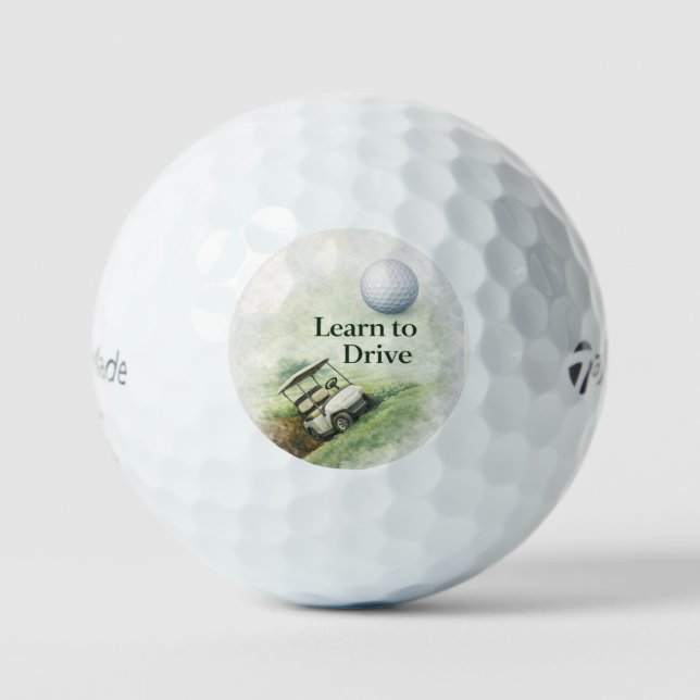 Golf Balls Funny Gift for Dad or Golfer (Front)