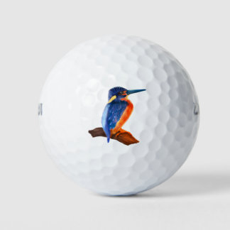Golf Balls Kingfisher Print