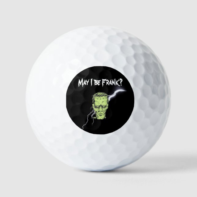 Golf Balls, May I Be Frank, Frankenstein Balls (Front)