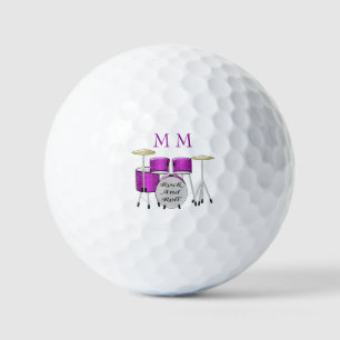Golf Balls Monogrammed Drum Kit Design