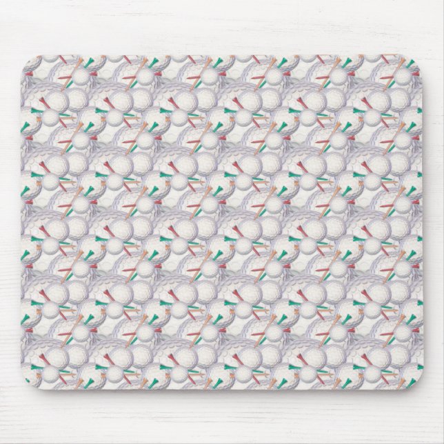 Golf Balls Mouse Pad (Front)