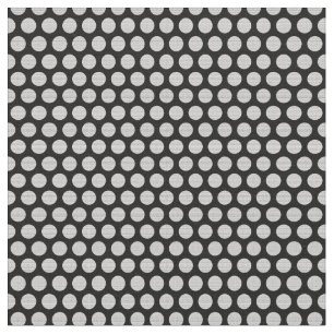 Golf Balls Print Pattern in Black & CUSTOM COLOR Fabric
