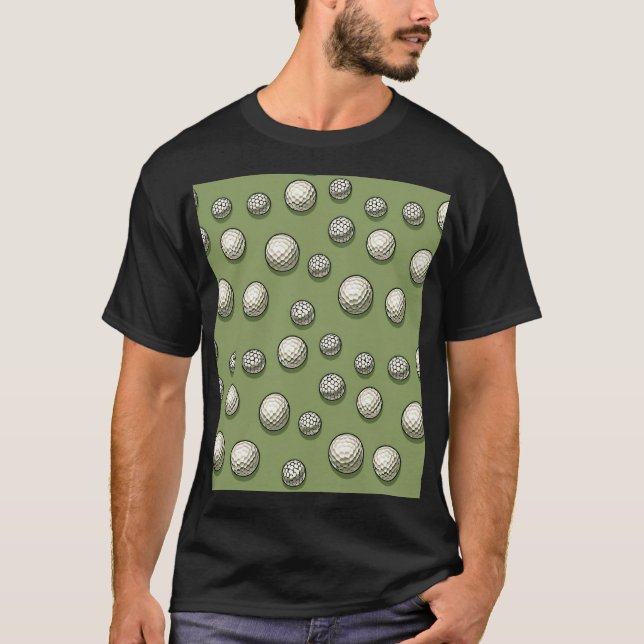 Golf Balls T-Shirt (Front)