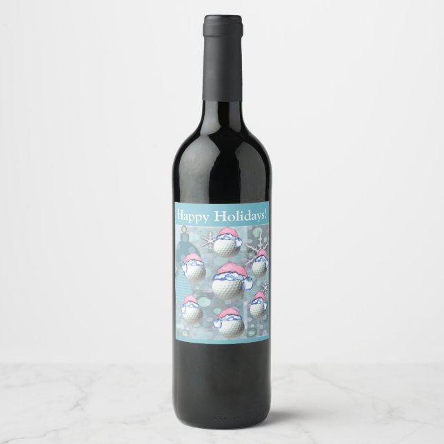 Golf Balls     Wine Label (Front)
