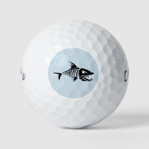 Golf Balls with fish on it