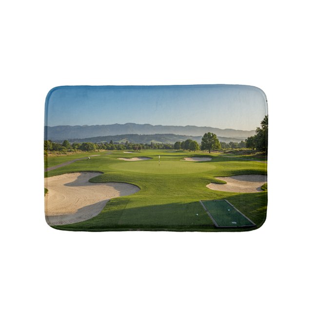 Golf Bath Mat For Golf Players (Front)