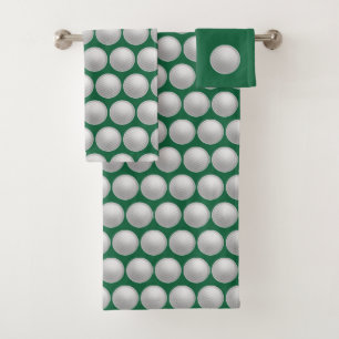 Golf Bathroom Towel Set Gift