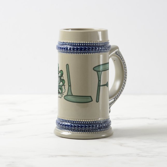 Golf Beer Stein (Front Right)