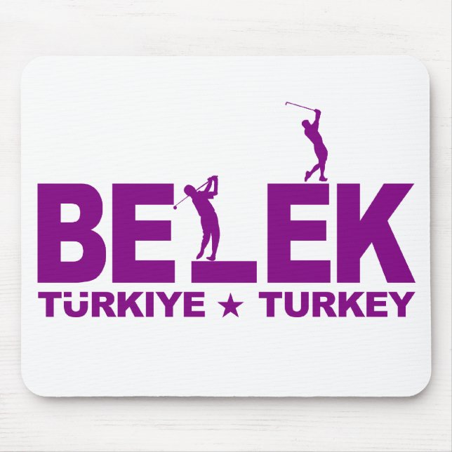 GOLF BELEK mousepad - purple (Front)