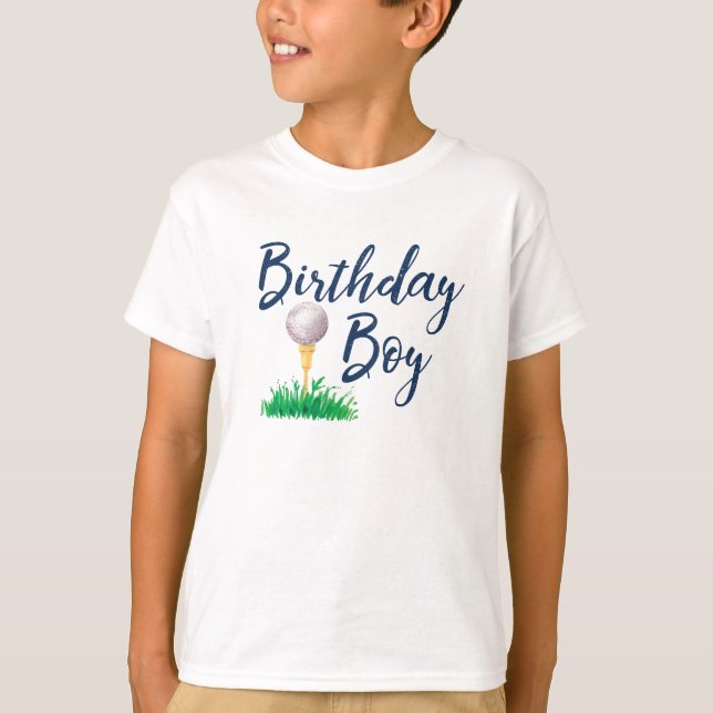 Golf Birthday Boy Shirt (Front)