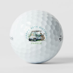 Golf Birthday Gift Personalised Golf Balls