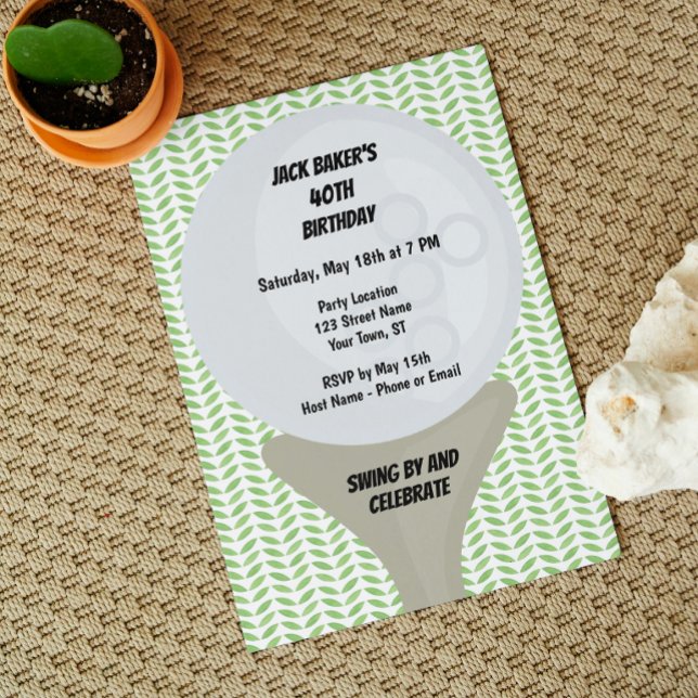 Golf Birthday Invitation (Creator Uploaded)