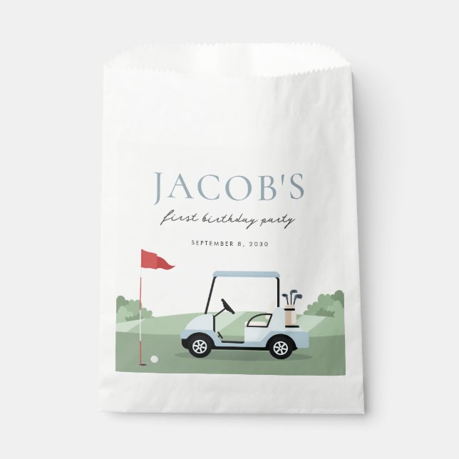 Golf Birthday Par-tee Favour Bags (Front)