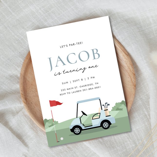 Golf Birthday Par-tee Invitation (Creator Uploaded)