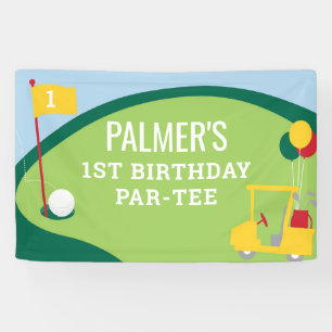 Golf Birthday Par-Tee Large Banner Sign