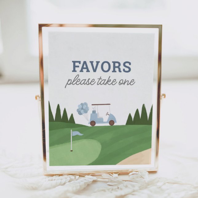 Golf Birthday Party Favours Sign (Creator Uploaded)
