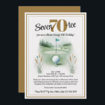 Golf Birthday Party Invitations for 70th<br><div class="desc">Get the best golf birthday party invitations for his 70th. Cheers to 70 years with fun and stylish invites that hit a hole-in-one!</div>