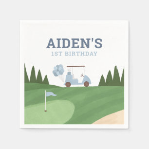 Golf Birthday Party Napkin