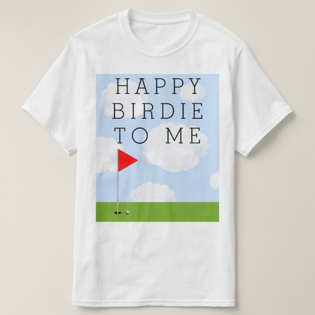 Golf Birthday T-Shirt (Design Front)