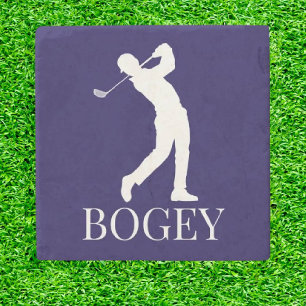 Golf Bogey stylish Stone Coaster