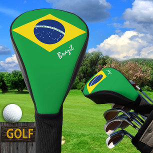 Golf Brazil & Brazilian Flag / Golf Clubs Covers