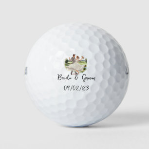 Golf Bride and Groom Wedding Balls