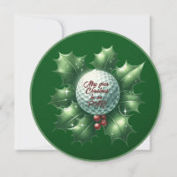 Golf Buddy Christmas Greeting Card