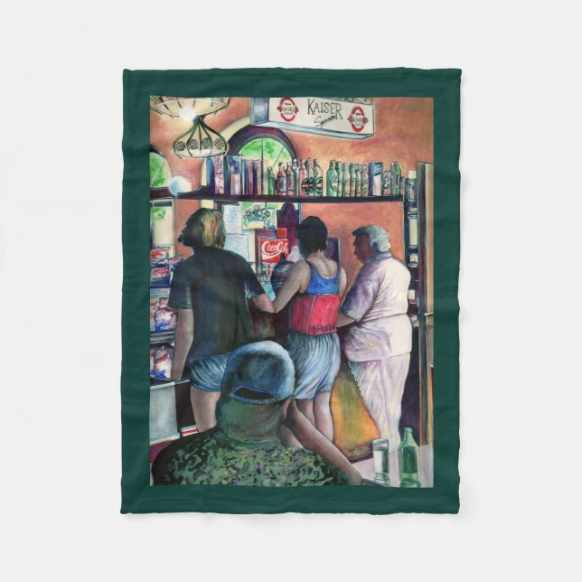 Golf Bufe, Budapest Fleece Blanket (Front)