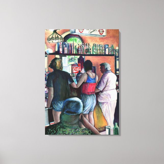 Golf Bufe Budapest Hungary Canvas Print (Front)