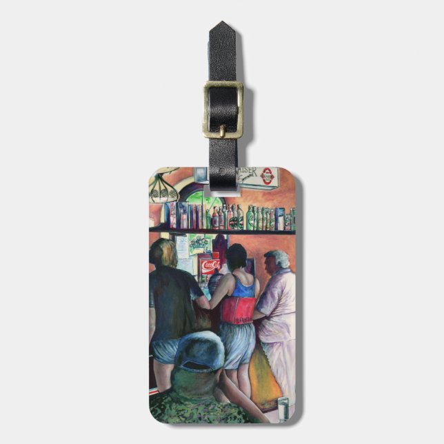 Golf Bufe, Budapest Luggage Tag (Front Vertical)
