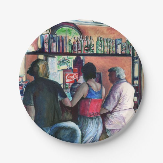 Golf Bufe, Budapest Paper Plate (Front)