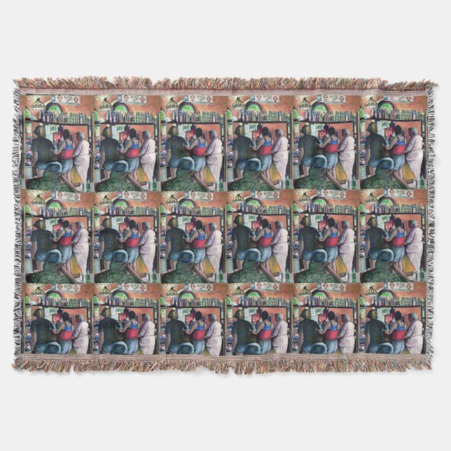 Golf Bufe, Budapest Throw Blanket (Front)