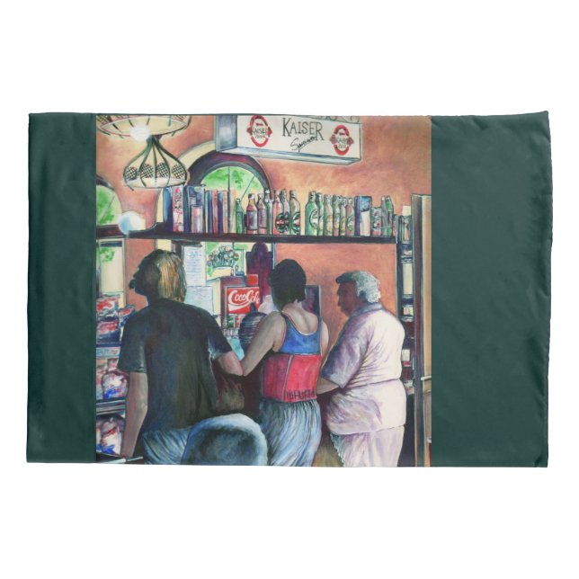 Golf Buffe, Budapest Pillowcase (Back)