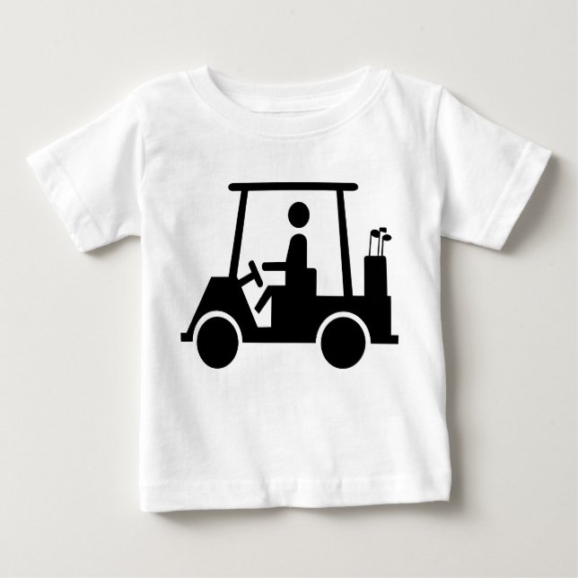 Golf Buggy Baby T-Shirt (Front)