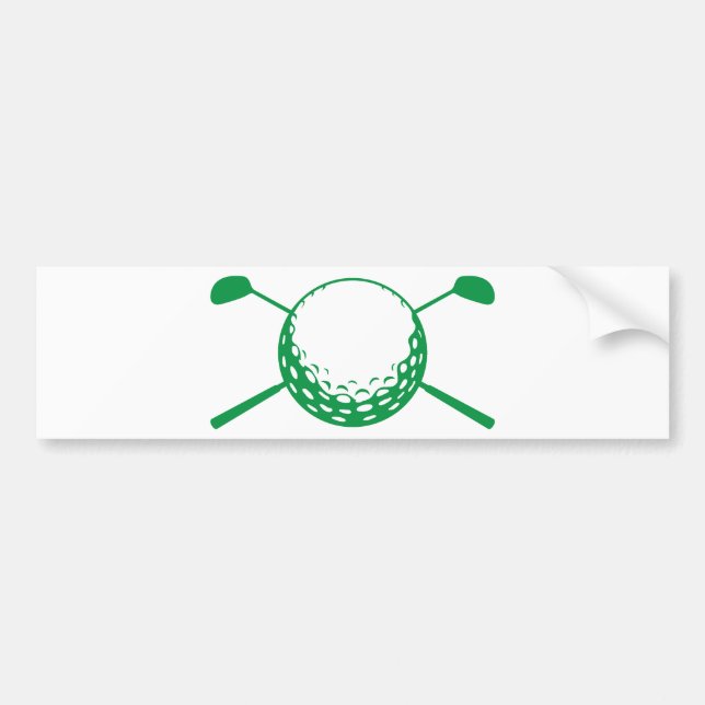 Golf Bumper Sticker (Front)