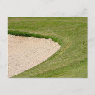 Golf Bunker Postcard