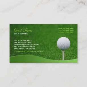 Golf Business Card
