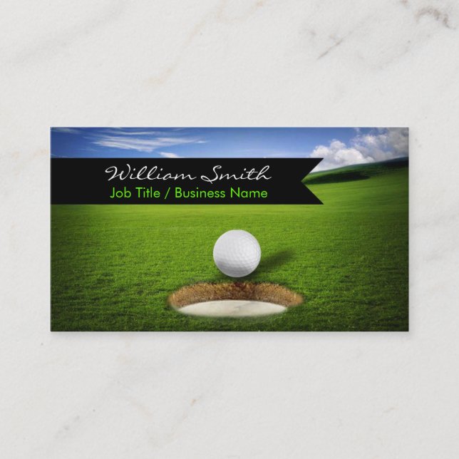Golf Business Card (Front)