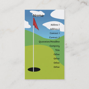 Golf - Business Card