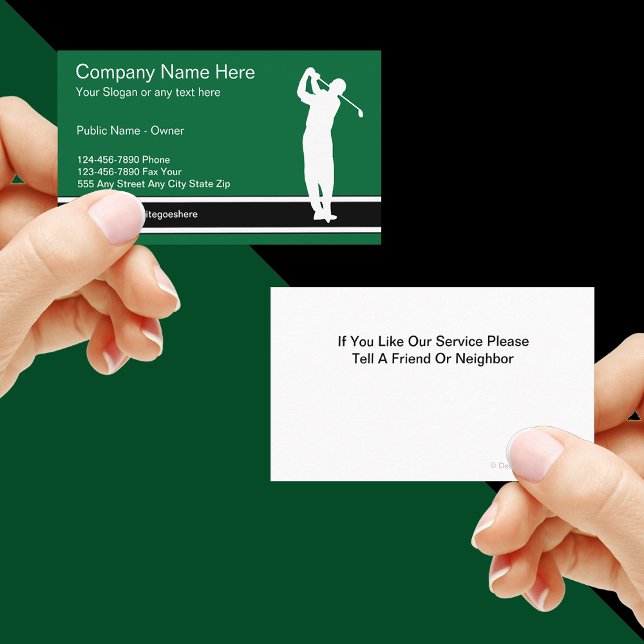 Golf Business Card Template (Creator Uploaded)