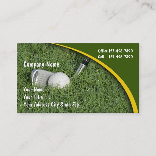 Golf Business Cards (Front)