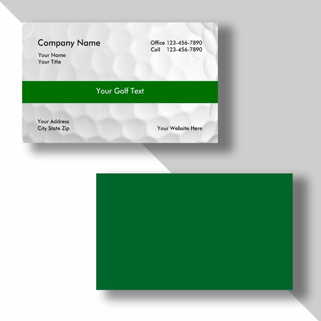 Golf Business Cards (Creator Uploaded)