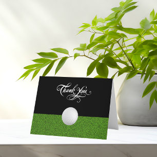 Golf Business Classy Thank You Card