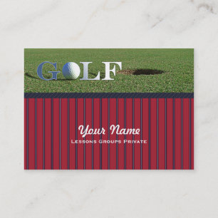 Golf - Business-, Schedule Card