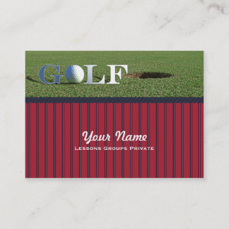Golf - Business-, Schedule Card