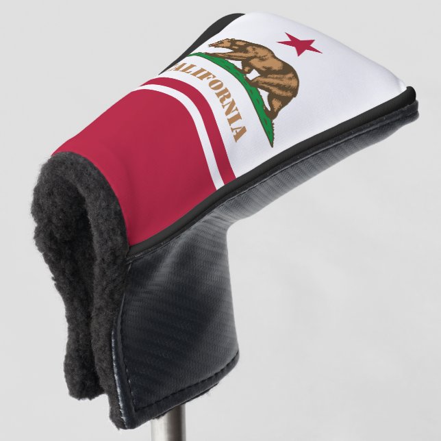 Golf California & Flag USA / Golf Clubs Covers (3/4 Front)