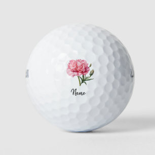 Golf Carnation Flower for Golf Mum Mother's Day Balls