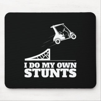 Golf Cart Accident I Do My Own Stunts Fun Present  Mouse Pad