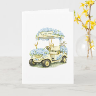 Golf Cart Birthday or Encouragement Card