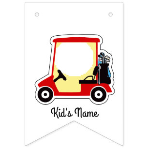 Golf cart bunting
